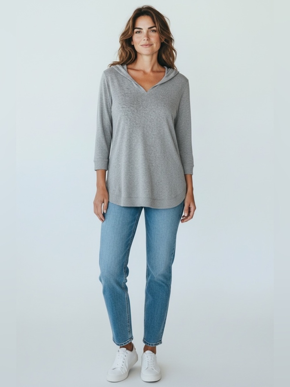 Light blue lounge hoodie